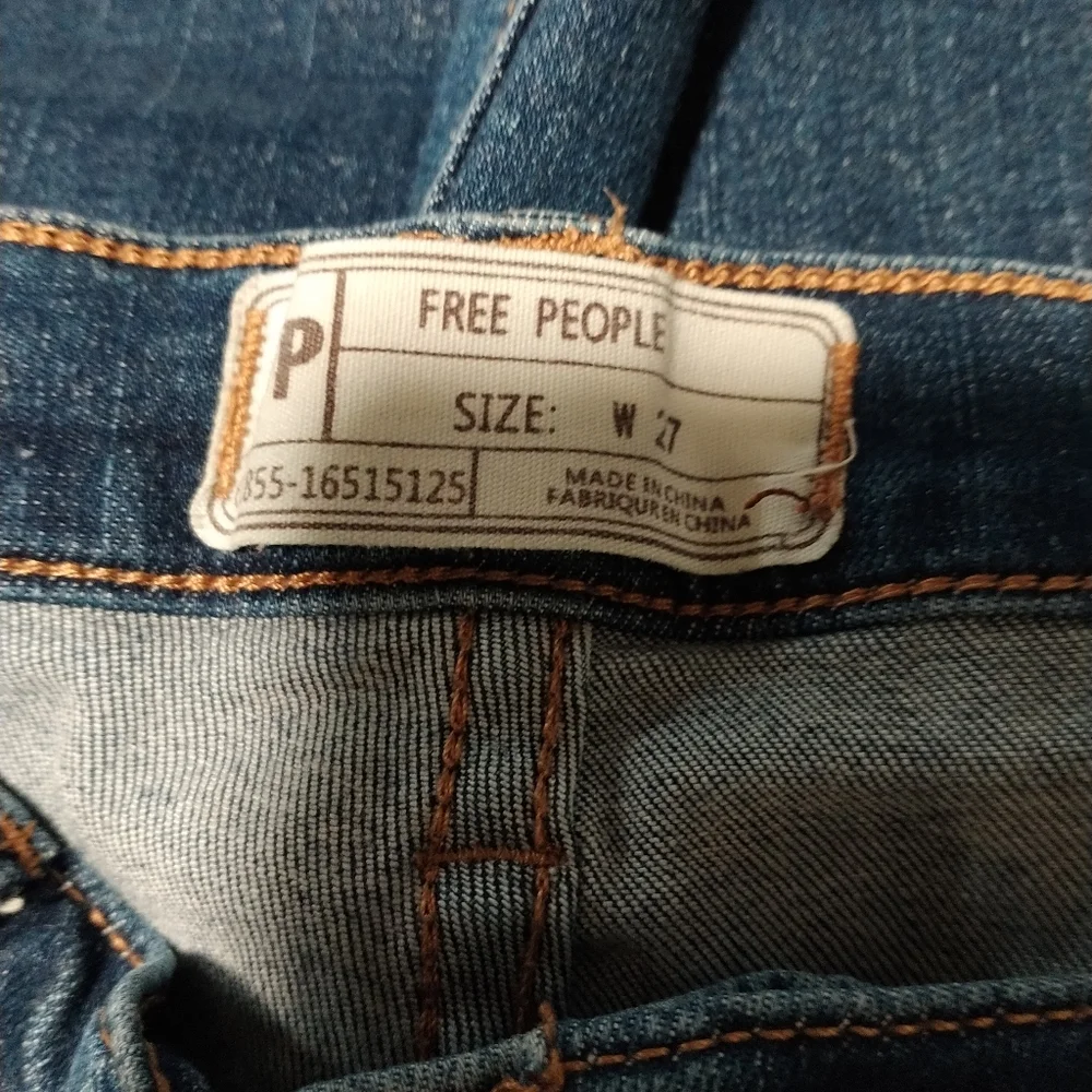 Free People Great Heights Cropped Jeans Size 27